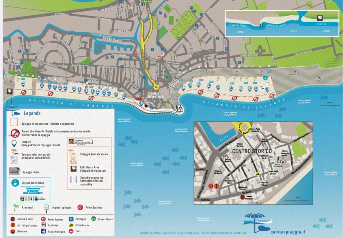 Apartment Caorle De Lux Swimming Pool, Parking, Garden ภายนอก รูปภาพ